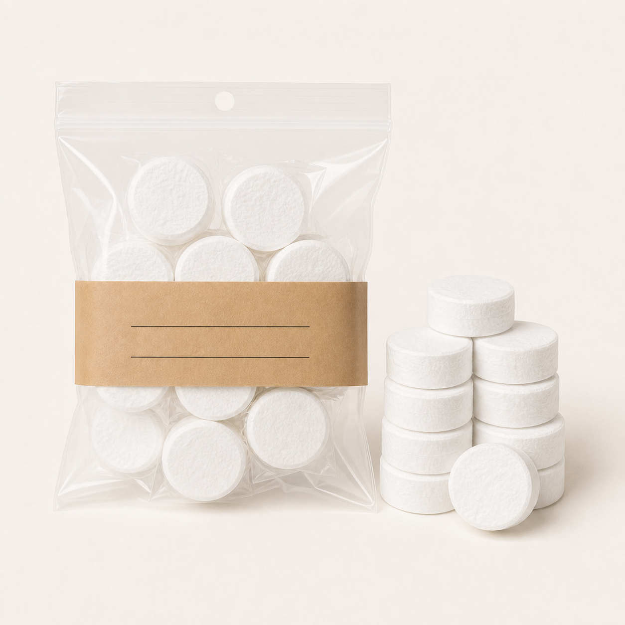 Compressed towel add-on for Haven72 flood and storm kits