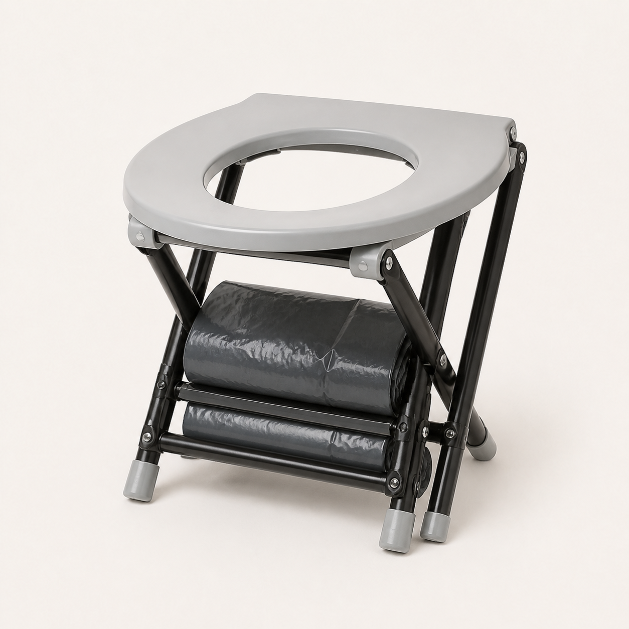 Foldable toilet set add-on for Haven72 emergency toilet kit