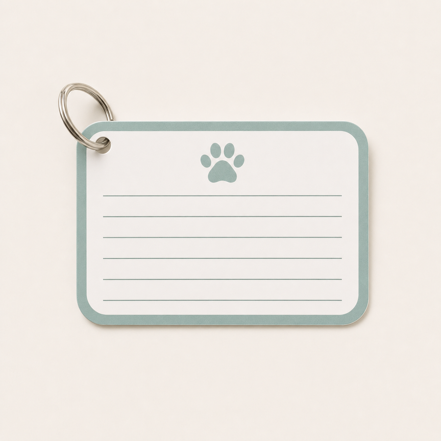 Pet Emergency Info Card
