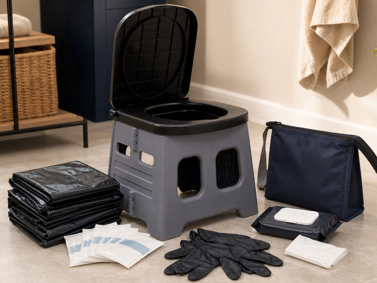 Emergency Toilet Kit complete kit bundle